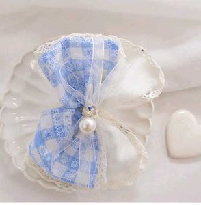 Floral Hair Clip with Pearl Accent