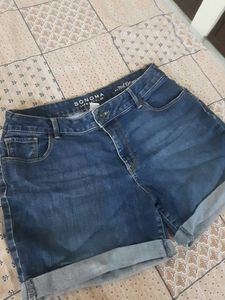 denim shorts