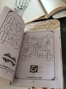 Assorted mehndi / rangoli books