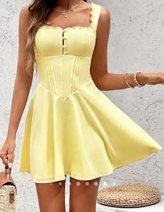 Yellow Mini Dress