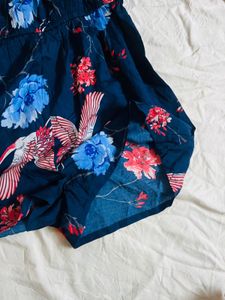 Floral Print Romper