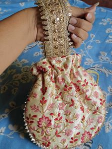 Embroidered Potli Bag