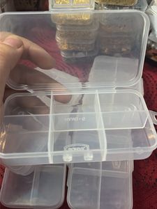 Set of 6 Compartmentalized Storage Box