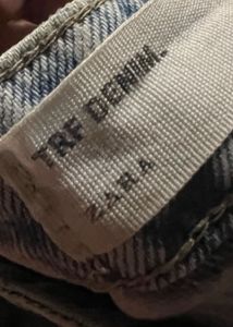 Zara - Distressed Patch Jeans