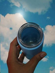 Glass Bottle 450ml With Tough Coating