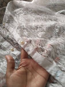 Chic White Lace Kimono Cardigan