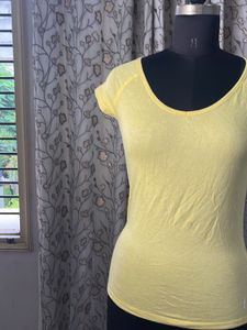 Decathlon Yellow Basic T-Shirt