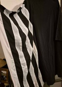 Stylish Black &amp; White Striped Dress