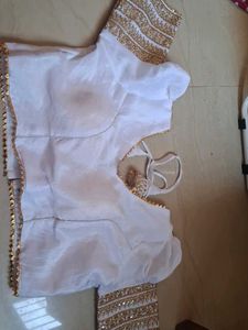 White Embellished Blouse