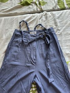 Chic Blue Wide Leg Pants