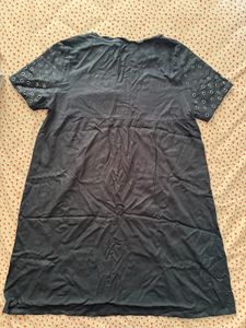 Chemistry Black T-Shirt Dress