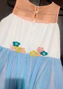 Multi Magical Unicorn Dress For 8- 10 Year Girl