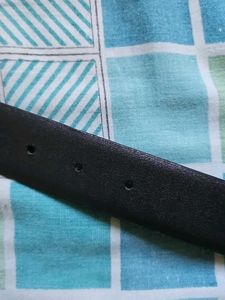Classic Black Leather Belt