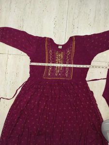 "💃 Elegant Maroon Kurta Set | Ethnic Wear ✨"