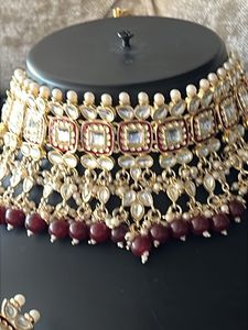 Exquisite Kundan and Pearl Choker Set