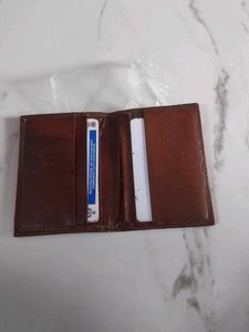 Classic Brown Leather Bifold Wallet