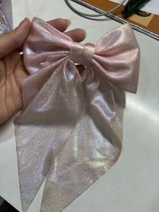 Pink Bow Hair Clip