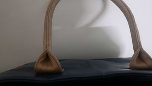 Daphne Navy Blue Tote Bag
