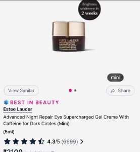 Estee Lauder ANR eye gel cream &amp; face serum combo
