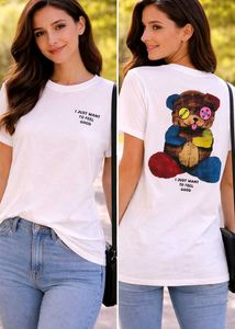 Cute Teddy Bear Graphic Tee