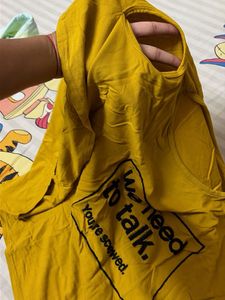 Funny Graphic Tee "We need to talk"
