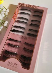 IMAGIC 10 Pairs False Eyelashes Multipack