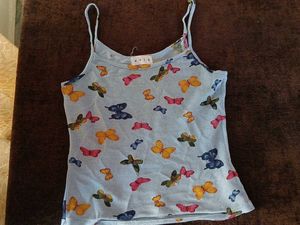 Avia Butterfly Print Tank Top