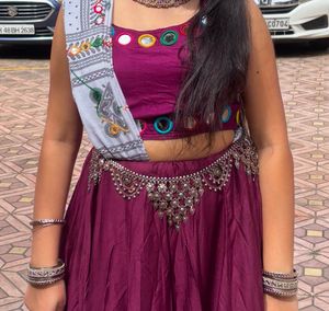 navratri Mirror Work Blouse