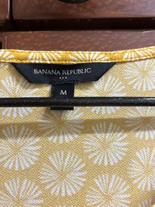 Banana Republic Floral Top - Yellow