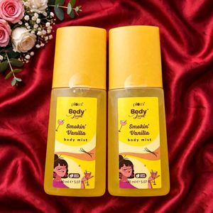 Pack of 2 Plum BodyLovin' Smokin' Vanilla Mist New