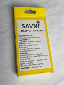 GEL EFFECT NAILS SET (12 Pcs)