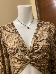 Snakeskin Print Mini Dress 🍒