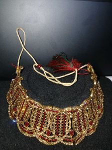 Premium Gold Plated Choker Necklace &amp; jhumka