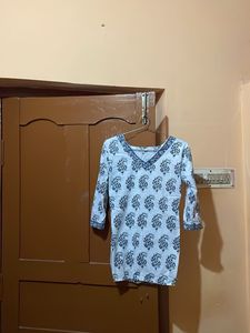 white short kurti