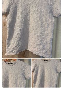 Textured Short Sleeve Top Combo