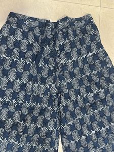Stylish Blue Printed Palazzo Pants