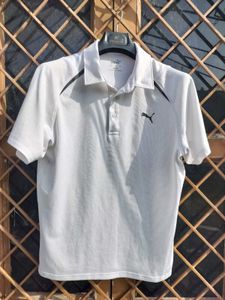 🦙OG Puma White Polo Shirt