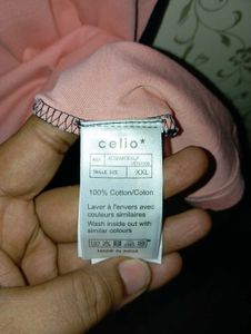 celio men Colourblocked Round Neck T-Shirt