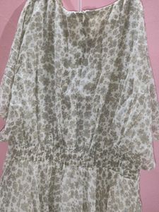 Floral Print Wrap Dress