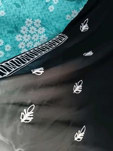 Elegant Black Kurti with Chikankari
