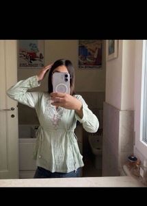 Chic Embroidered Kurta Top