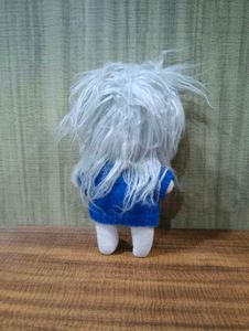 Cute Plush Doll with Blue Sweater
