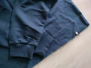 New Navy Blue Crop Top