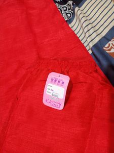 New Xxl Cigarette Pants👖Rusted Red Checked Type