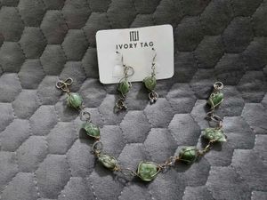 Green Stone Jewellery Set