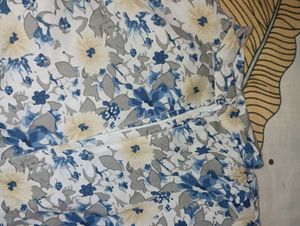 beautiful creape fabric fish cut maxi lawn dress