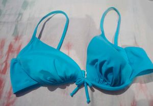Bright Blue Bikini Top