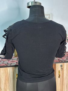 Black T-Shirt "Just Be Yourself"