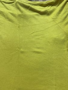 Bright Yellow Ribbed Top