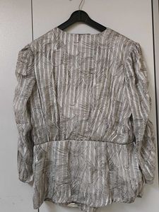 Stylish Wrap-Front Blouse